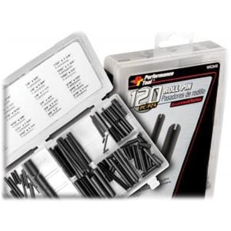 Performance Tool Wilmar PMW5340 120 Piece Roll Pin Assortment PMW5340